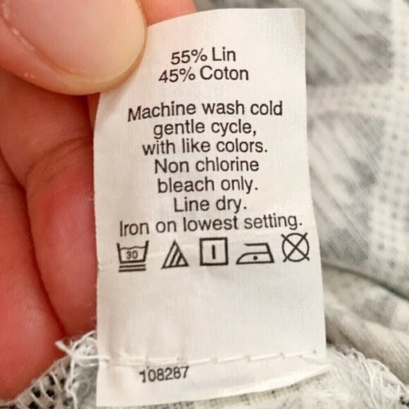 J. Crew Aztec Tribal Boho Indie Western Linen Elastic Waistband Pocket Short - Picture 13 of 16